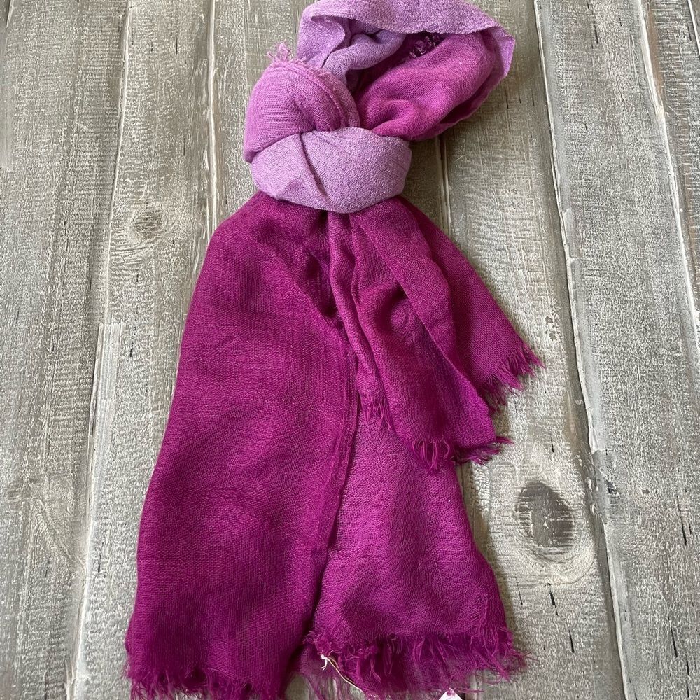 Nordstrom Pink Purple Ombre Lightweight Scarf